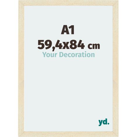 Cadre Puzzle A1 - 59.4x84 cm - Sable Patiné - MDF - Mura. (1/5)