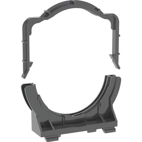 Geberit Rohrschelle für Anschlussbogen für WC, 90mm, 49/77mm, 240401002 (1/3)