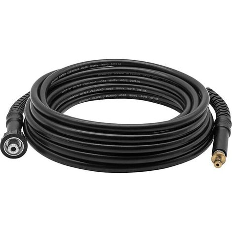 Tubo flessibile di ricambio ad alta pressione da 10 m, raccordo da 10 mm x M22, connettore per tubo flessibile per idropulitrice Kärcher K2 (vecchio modello). (1/4)