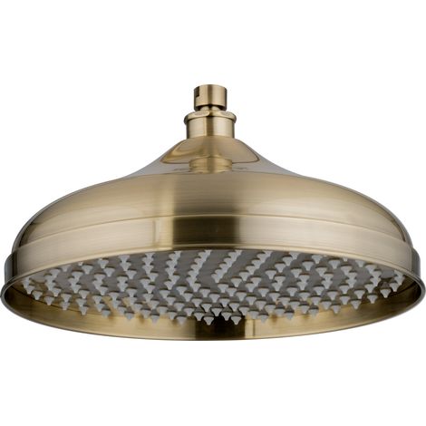 PaulGurkes Kopfbrause Retro 30cm Messing Bronze Regendusche (1/2)
