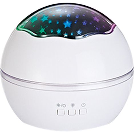 Lampe projecteur rotative étoiles et lune - Un cadeau original et une jolie décoration pour la chambre (1/5)