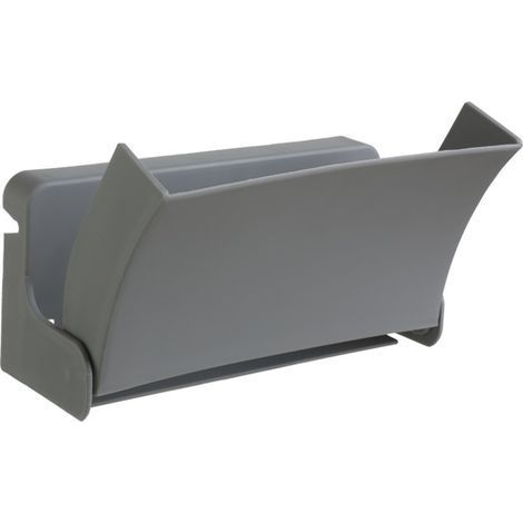 Support Chaussure Mural Pliable étagères - rangement chaussures 22.5X13.5X10.5CM pliable mural pour étagère murale, sans perçage, cintre à couloir et couloir, économiser de l'espace, gris, 1 piè (1/5)