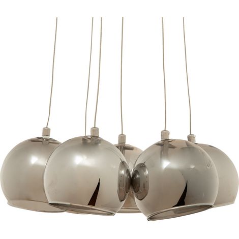 Hängelampe Lumineca Nigewic 45x150 cm Silber