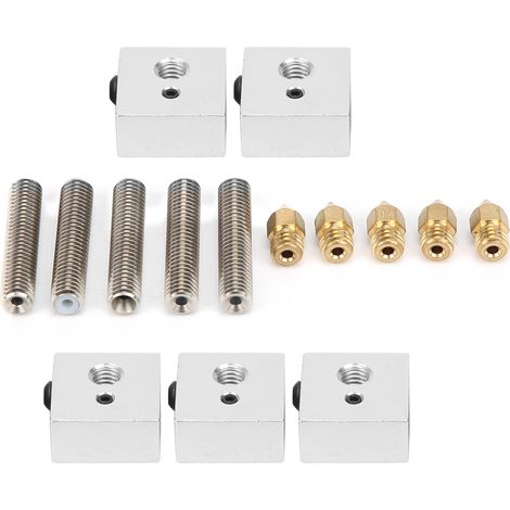 Aluminium-Heizblock für Makerbot MK8 Hot End 3D-Drucker Düsenhalsrohr Zubehör (1/5)
