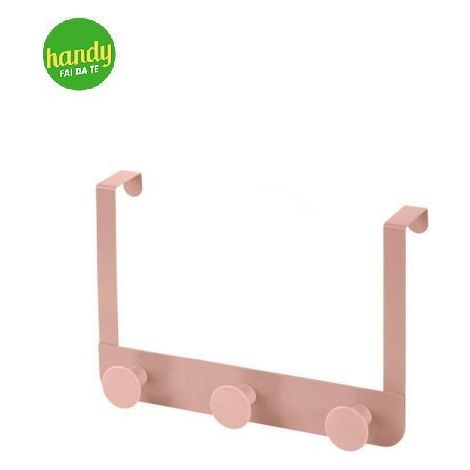 Appendino tondo Feridras Fiore 3 ganci Rosa