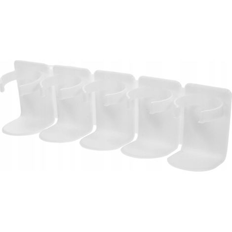 Étagère Salle Bain Blanc Sans Percage Cosmétiques (1/4)