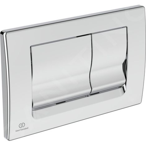 Ideal Standard Solea - Plaque de déclenchement de chasse d’eau Solea M1, chrome R0108AA (1/2)