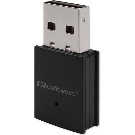 Adattatore Wi-Fi mini wireless ultraveloce Qoltec  Alimentazione CA standard  Bluetooth 4.0  USB 2.0  600 Mbps (1/5)