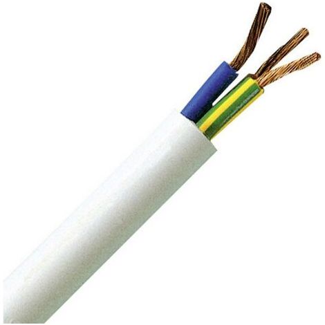 Kopp 153725001 Câble gainé H05VV-F 3 x 1.5 mm² noir 25 m (1/2)