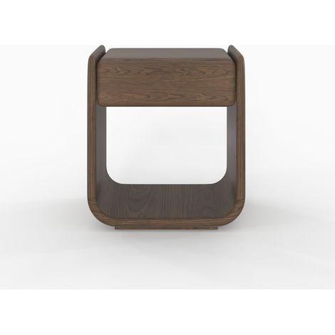 Table de chevet en placage noyer - Eléa (1/5)
