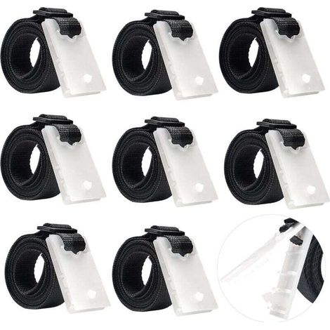 Sangles de Maintien,Accessoires Enrouleur de Couverture Solaire Jeu de Roues de Parasol Sangles de Serrage de Couverture de Piscine, pour couvertures de bâches de Piscine
