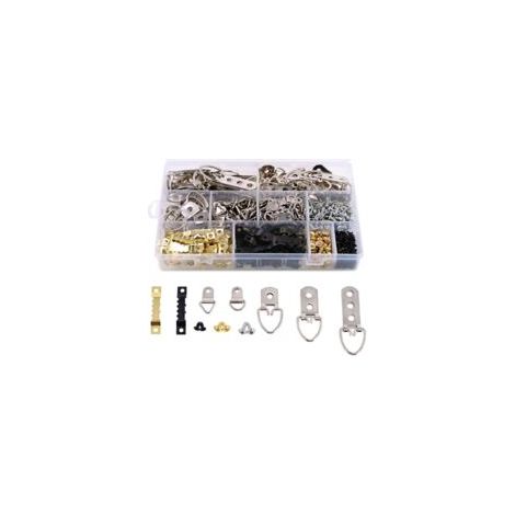 Kit da 415 pezzi per appendere cornici, ganci assortiti per quadri, ganci per specchi, appendi quadri da parete