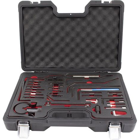 Coffret de calage distribution moteur PSA – Compatible moteurs Citroën et Peugeot – Outils de réglage inclus – Goupilles de réglage arbre à cames – Kroftools (1/3)