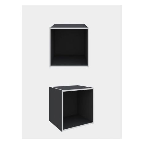 CUBO 35X29X35CM GRIGIO ARDESIA