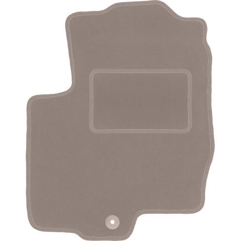 Fahrermatte aus Velours für: Mitsubishi Colt VI Z30 Schrägheck (2004–2008), beige