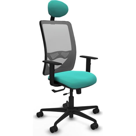 Silla de oficina piqueras y crespo Zulema negro soporte lumbar (1/2)