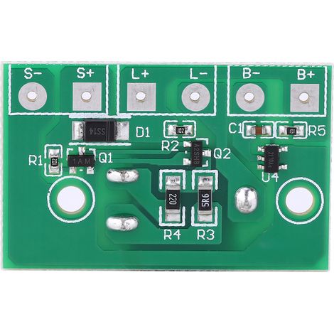 Module de Contrôleur de Lampe Solaire avec Interrupteur à 3 Niveaux pour Batterie au Lithium 3, 7 V – Circulation Automatique et Performances Stables, pour les