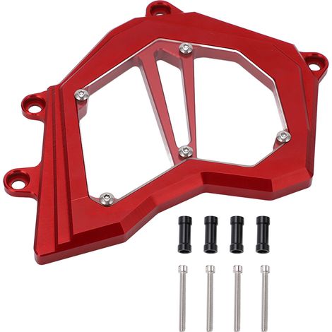 Carter chaîne moto avant en aluminium rouge pour ZX10R 2011-2017, protection remplacement (1/5)