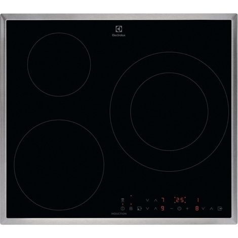 Placa de Inducción 60cm 3 Zonas Fuego 28cm ELECTROLUX LIT6346M 94 (1/5)