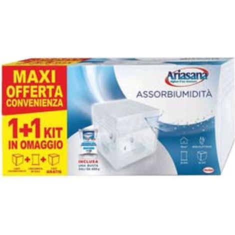 Contenitore ariasana power tab mini kit - 2 contenitori e 1 ricarica 450 gr. inclusa 2 pezzi Henkel