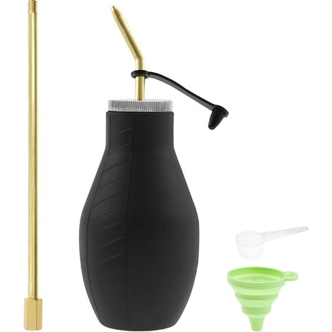Kieselgur Pulver Zerstäuber 200ml Kieselgur Staubwedel mit Trichter und Verlängertes Kupferrohr Pulverzerstäuber Pulverstreuer Garten (1/5)