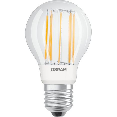 OSRAM Lampada LED - E27 - bianco caldo - 2700 K - 12 W - 100W equivalenti - LED Retrofit CLASSIC A DIM (1/4)