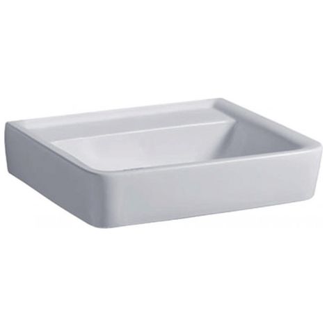 Lavabo Geberit RENOVA PLAN 550x440mm sans trou de robinetterie sans trop plein we