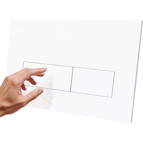Toilet Control Plate for Sigma 01/20/30 Glacier White (1/5)