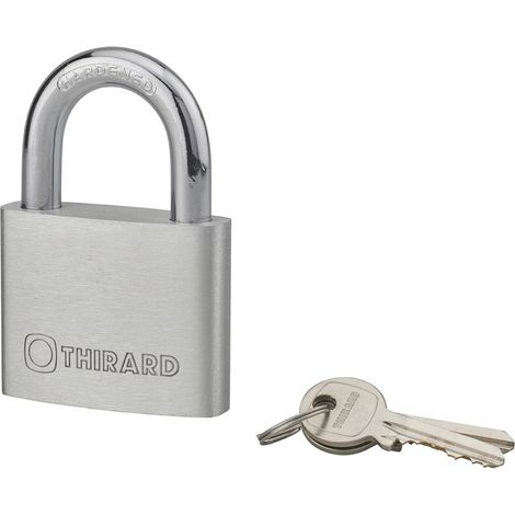 Lucchetto TYPE 1 in alluminio 60 mm 2 chiavi – THIRARD (1/5)