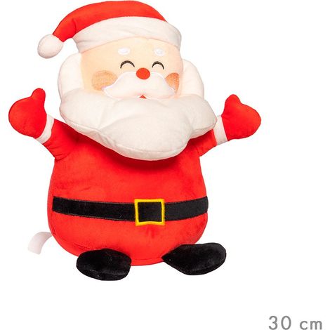 Peluche papa noel 33 x 37 cm