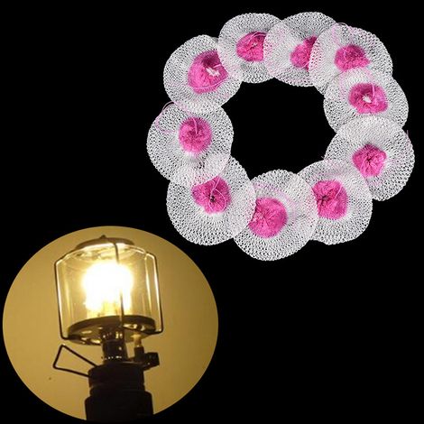 Lot de 10 manchons en filet pour lanternes de camping et lampes à pétrole. - AquaForge (1/5)