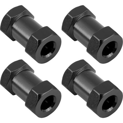 Stück 12 mm RC Sechskant-Radnaben-Metalladapter für D90 AX10 CC01 SCX10 F350 Crawler (20 mm Schwarz) (1/5)