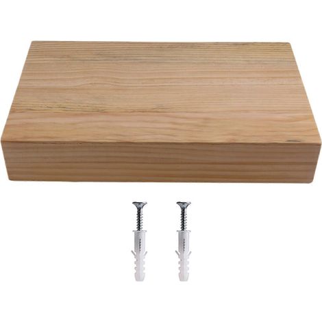 Étagère flottante en bois massif avec compartiment caché, support de rangement mural, décoration intérieure B (1/5)