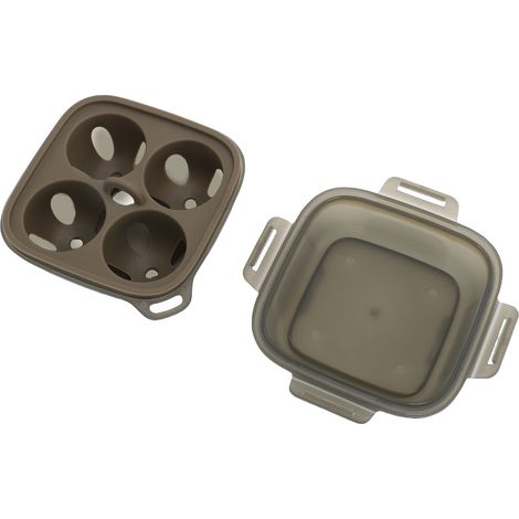 Caisse à œufs d'extérieur en Silicone PP, résistant aux chocs, conteneur à œufs polyvalent à 4 grilles pour Camping pique-nique. (1/5)