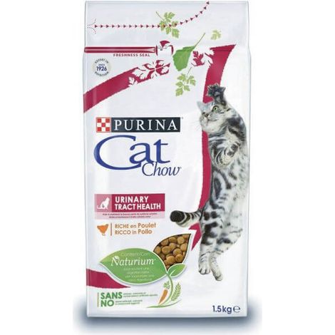 Nourriture pour chat au poulet, 1,5 kg, pour la santé des voies urinaires
