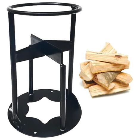 BARKBUSTERSFendeuse de bûches, coin de fendage pour cheminée, feu de joie, barbecue, jardin, camping (lame croisée, petite) (1/4)