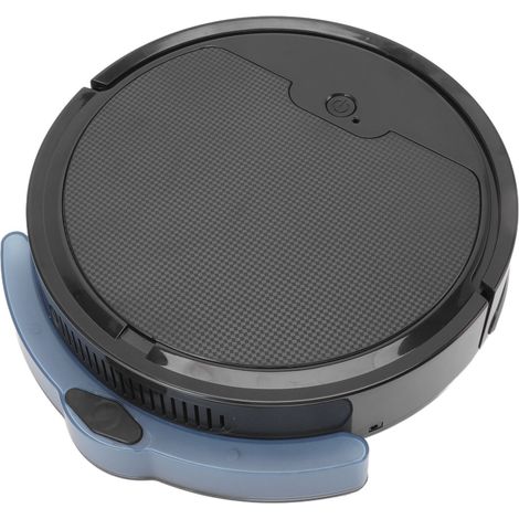 Kit Robot Aspirateur 3-en-1, Contrôle à Distance par APP, Puissance d'Aspiration 2000Pa, Recharge USB, Nettoyage Intelligent pour Maison, Noir (1/5)