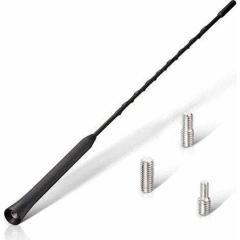 royaluxe - Antenne Voiture FM Dab Antenne Autoradio Antenne Voiture de Toit 40cm Remplacement Universelle Antenne Auto avec Fonction de Réception FM/Dab Puissante Noir -, (1/5)