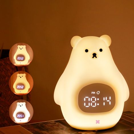 Tragbare Silikon-Bären-Nachtlampe mit USB-Anschluss