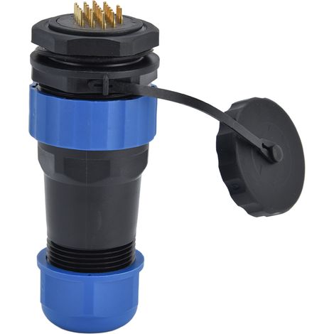 Écrou arrière de connecteur étanche IP68 Prise d’alimentation aviation 250V 5A pour câble fil SP2822 broche (1/5)