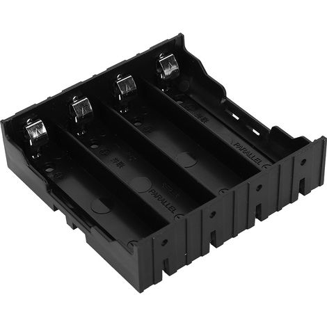 3-teiliges multifunktionales DIY-Akkufach mit 4 Steckplätzen für 3,7V 18650-Akkus und Stiften (1/5)
