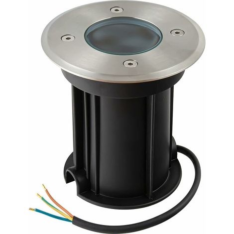 Spot encastrable extérieur sol rond Ø12cm – IP67 étanche – Résistant jusqu'à 800 kg – Installation facile sur pelouse et béton (1/5)