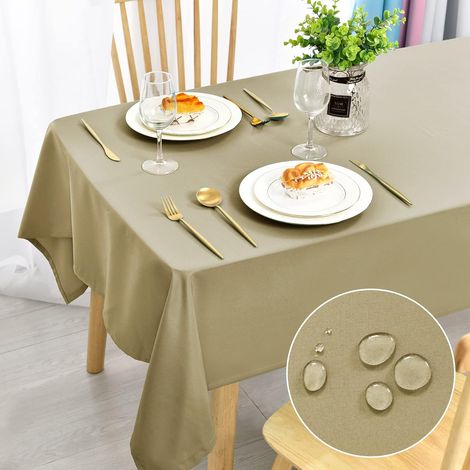1 Nappe, 140x200 cm, imperméable, polyester, anti-taches, intérieur extérieur