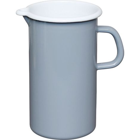 Riess jarra esmaltada 10cm,1,5L Gris Puro