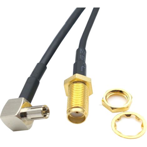 Cavo di collegamento TS9 / presa SMA RG174 da 20 cm (1/3)
