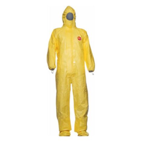 Dupont Schutzoverall Typ 3/4/5/6 Tychem 2000 C, gelb, Unisex-Größe: 2XL