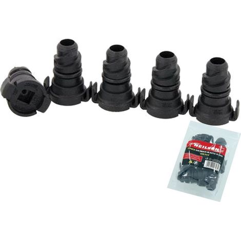 Neilsen 5pc Oil Drain Plastic Sump Plugs Covers Ford Vehicles Engines Set