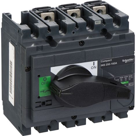 interrupteur sectionneur Interpact INS250 3P 160 A - 31104 (1/2)