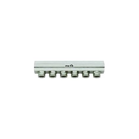 COLLECTEUR DE DISTRIBUTION 3/4" DÉRIVATIONS 24X19 INT. 36 Dimensions : 3/4 x 3 voies L. 121 mm
