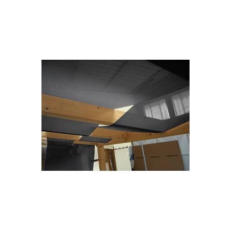 15 x TELO OMBREGGIANTE IN TEXTILENE H 60CM NERO